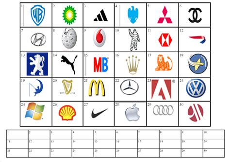 blank logo quiz with answers.